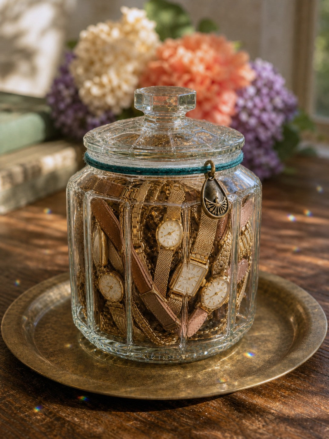 vintage watch jar
