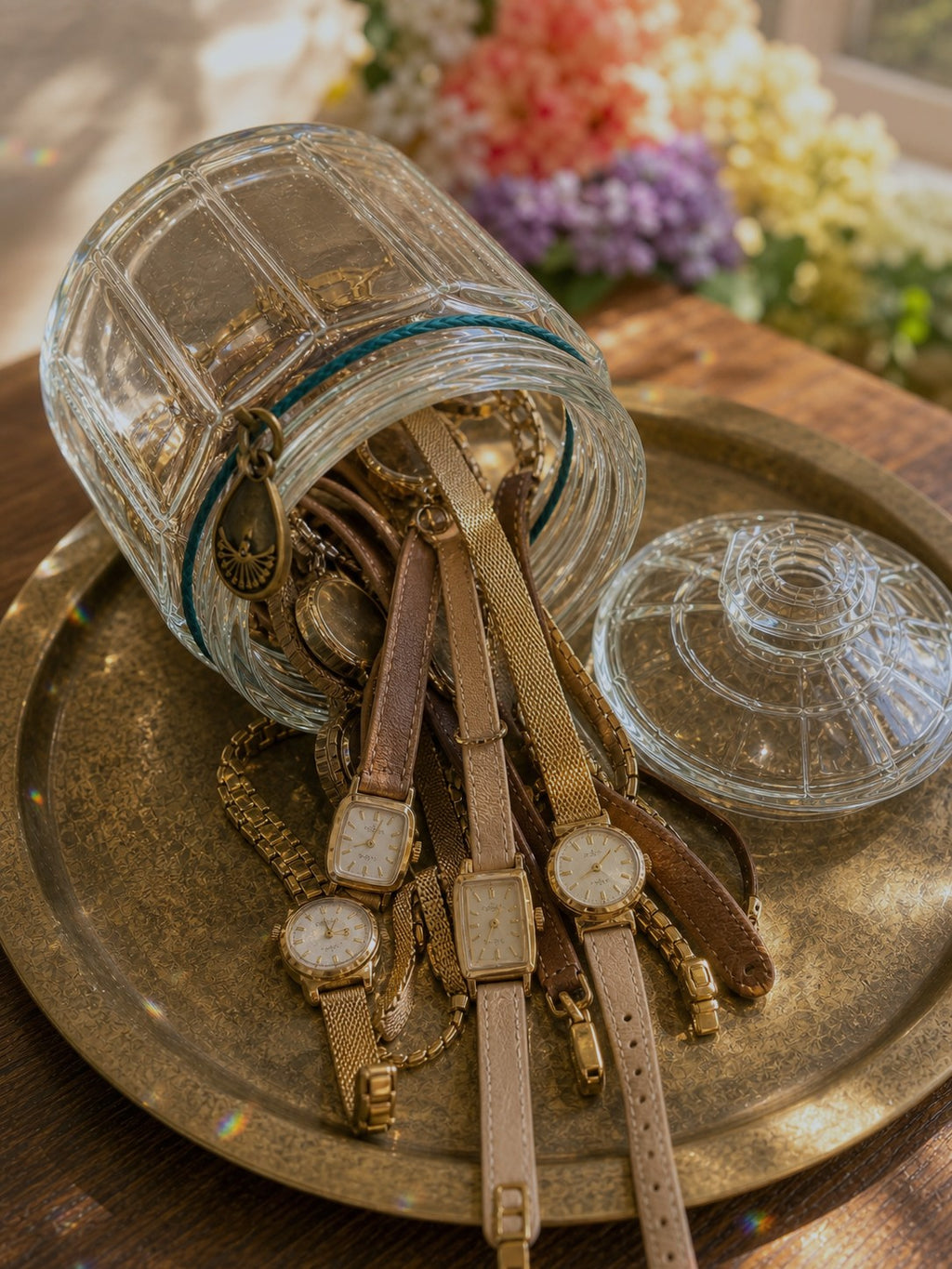 vintage watch jar