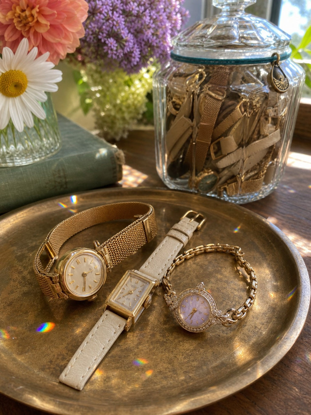 vintage watch jar